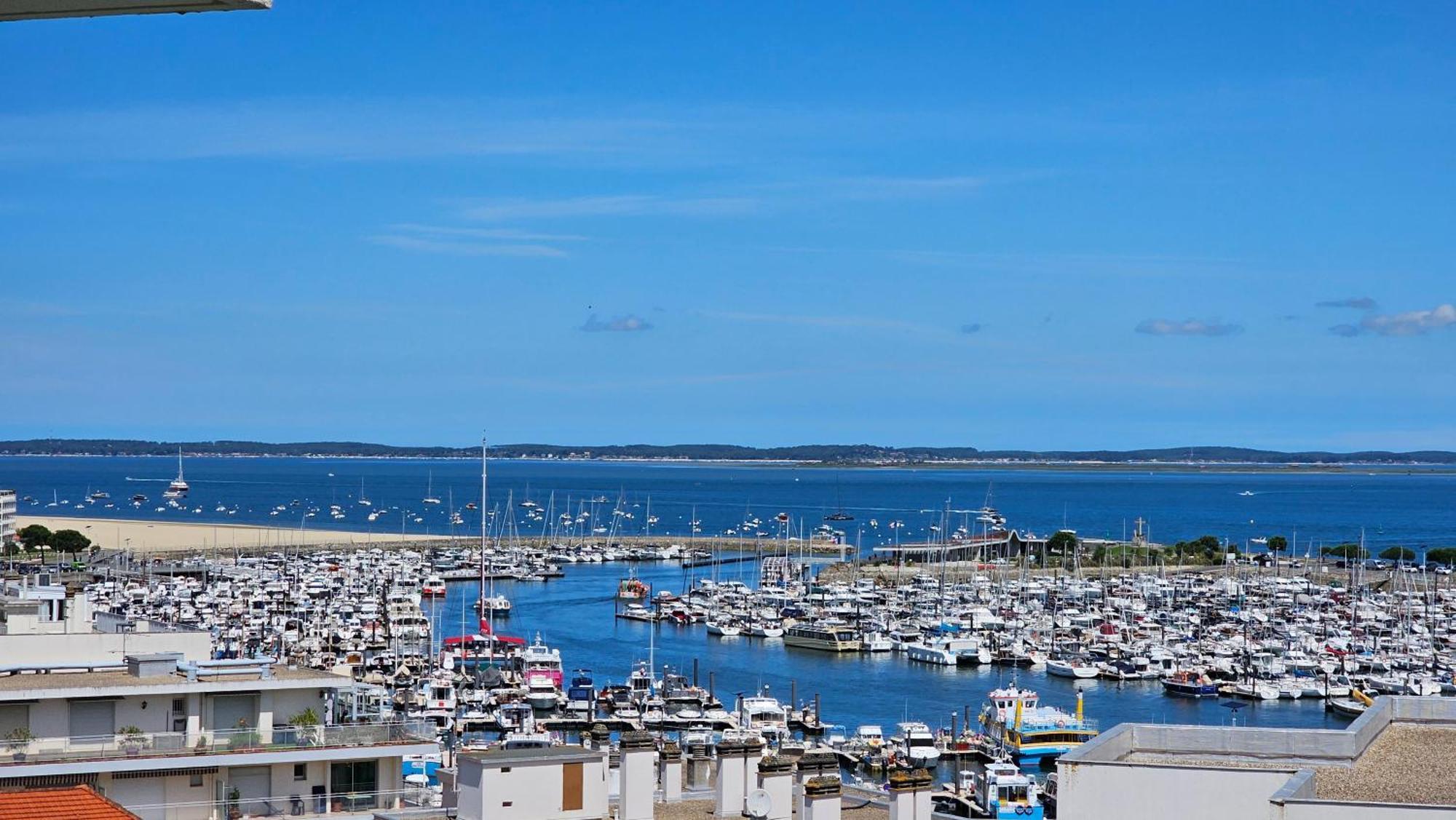 Vue Panoramique Sur Bassin,Piscine Et Terrasse Apartment Arcachon Exterior photo